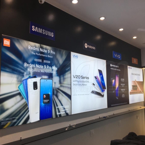 Backlit Fabric Signage Indoor